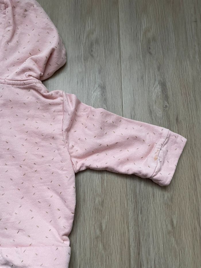 Gilet à capuche Kiabi petites oreilles 6 mois - photo numéro 4