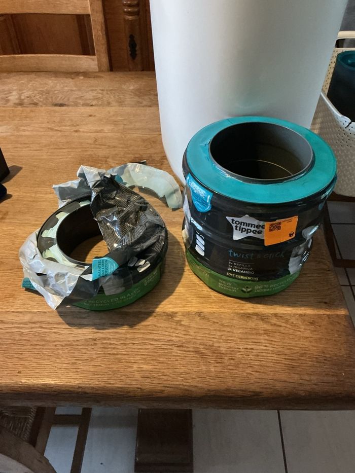 Poubelle à couches plus 4 recharge - photo numéro 4