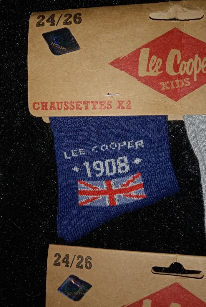 Lot 4 chaussettes Lee Cooper taille 24/26 - photo numéro 2
