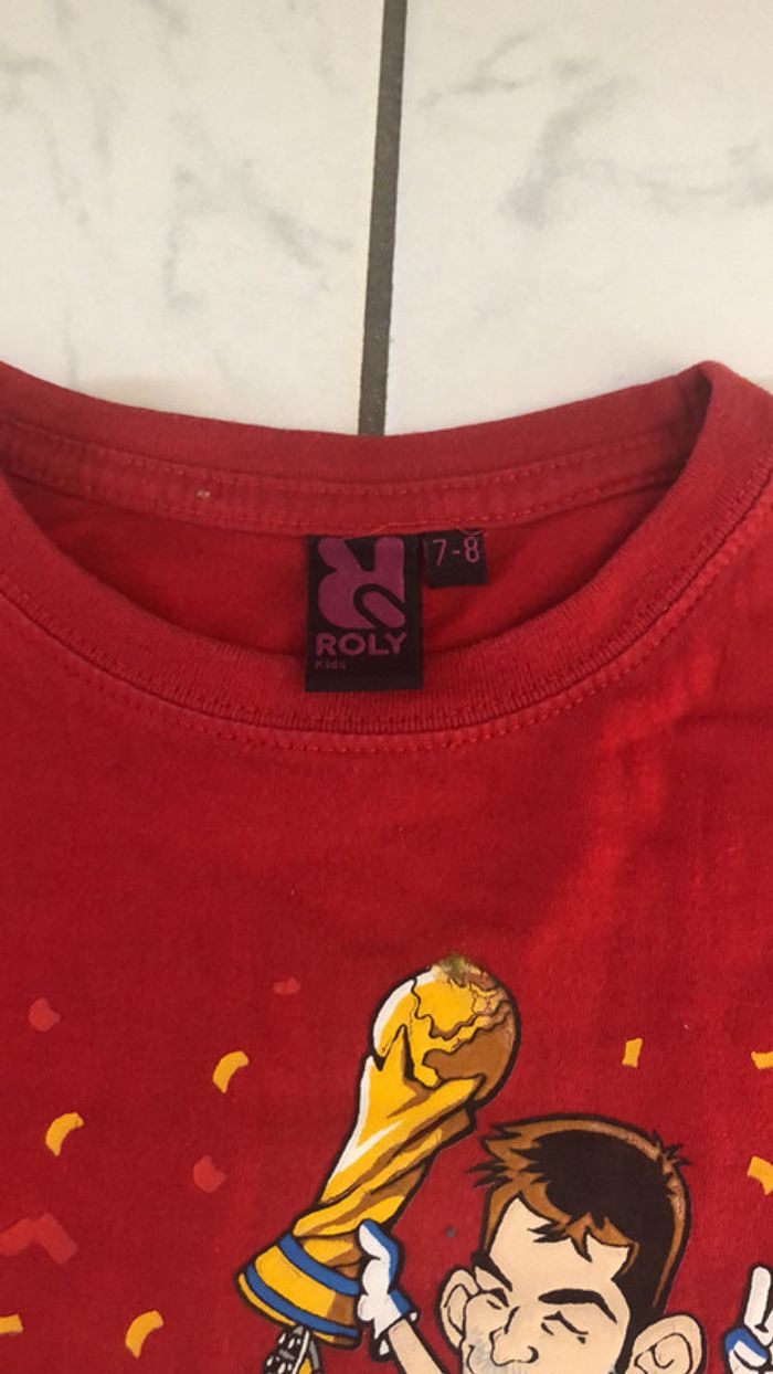 Teeshirt « Espagne championne du monde » - photo numéro 3