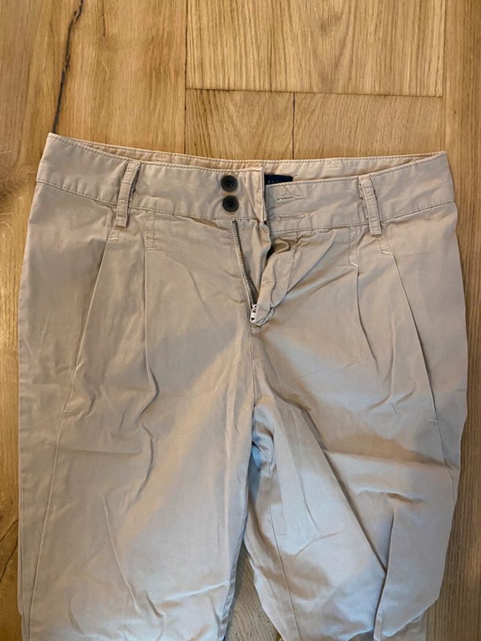 Pantalon chino beige Zara - photo numéro 2