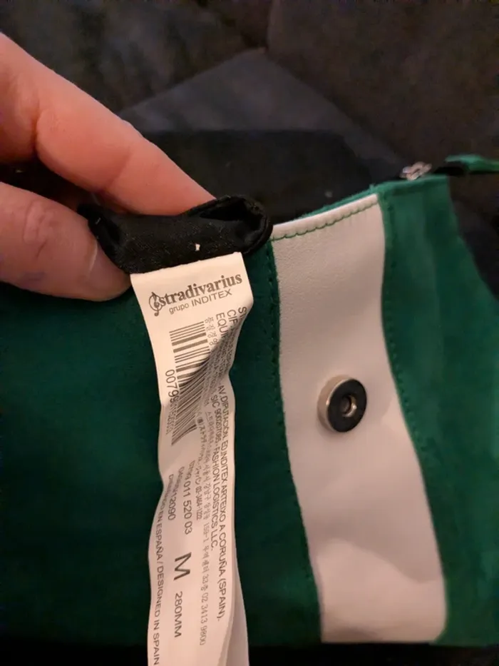 Sac pochette vert stradivarius - photo numéro 4