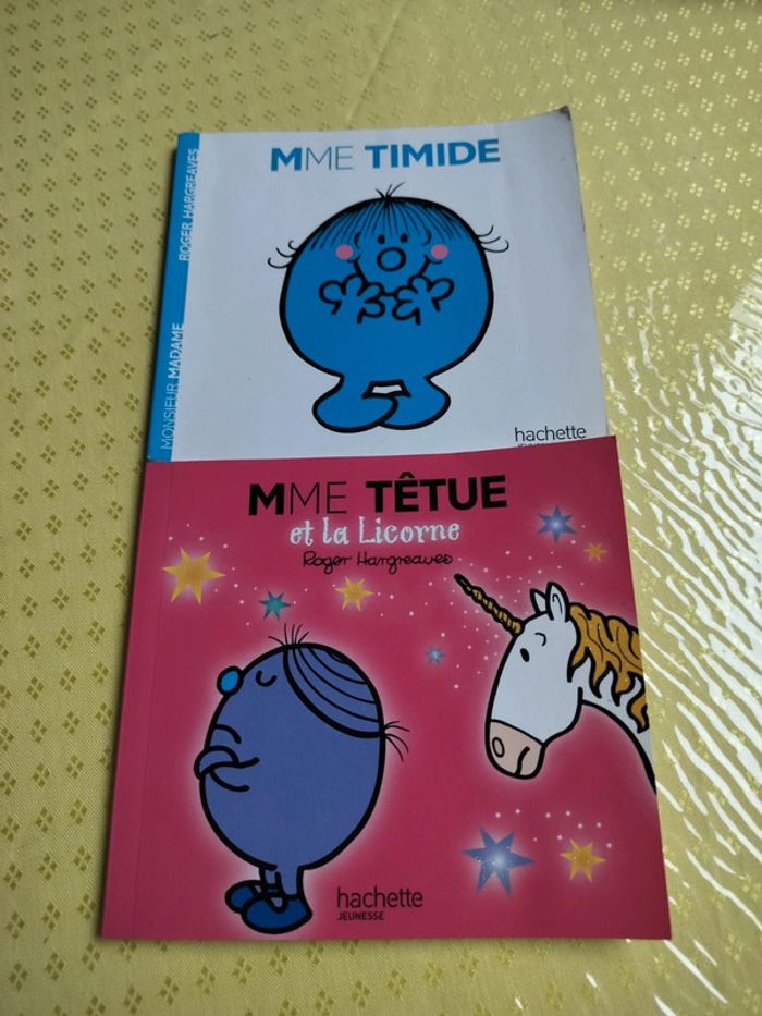 2 livres Monsieur Madame