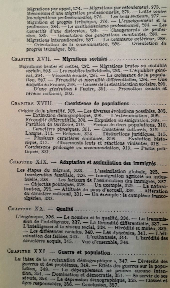 théorie générale de la population - alfred sauvy volume 2 Biologie Sociale - photo numéro 8
