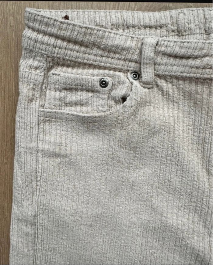 Pantalon velours côtelé neuf beige sable taille 36 Original Pants