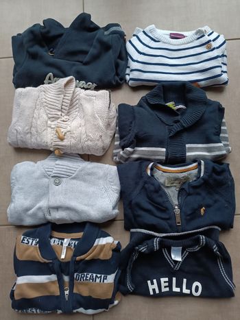 Pulls garçon 9 mois