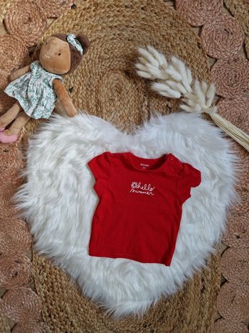 T shirt rouge kiabi 3 mois
