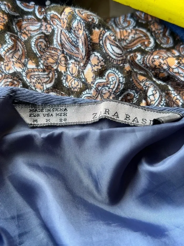Sublime robe bleutée dos nu Zara – neuve – taille M – collection récente - photo numéro 4
