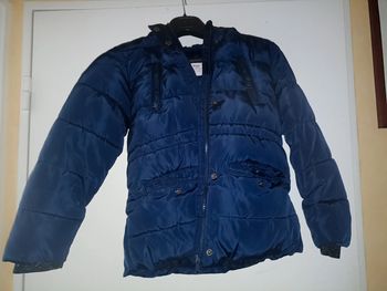 Manteau doudoune 10ans bleu foncé