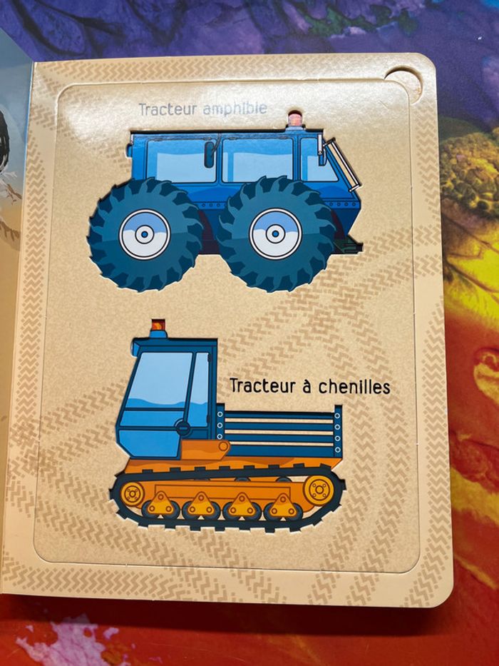 Livre enfant : Tracteurs et Camions * Livre Pochoir - photo numéro 7
