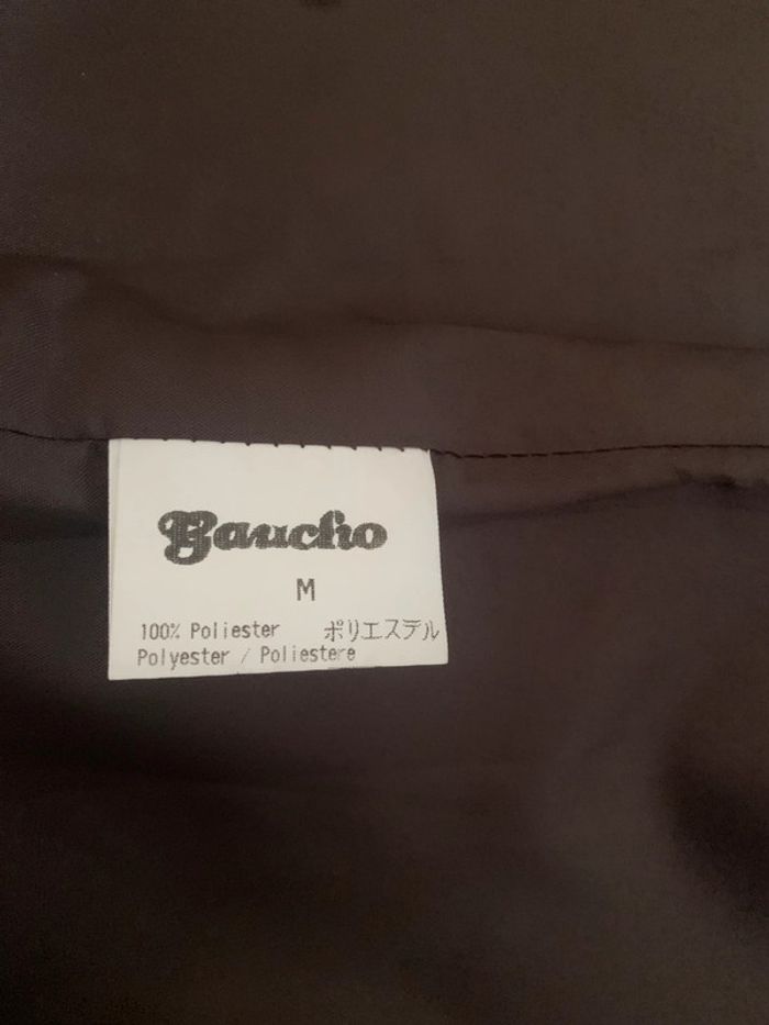 Veste Gaucho cintrée marron taille M - photo numéro 10