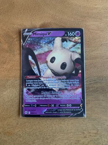 Carte Pokemon Mimiqui V 068/172