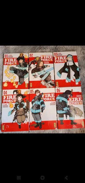 📖Manga Fire Force Tome 1 à 6 📖