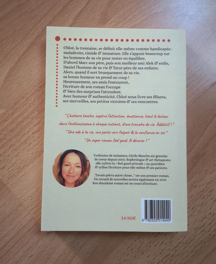 Livre roman j'avais prévu autre chose de Cécile blanche - photo numéro 2