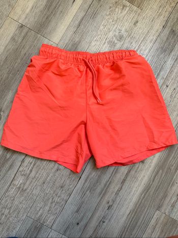 Short de bain corail orange h&m 10/12 ans
