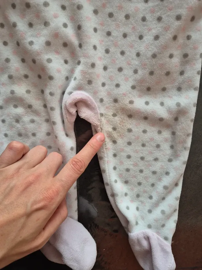 Pyjama grenouillère rose fille - photo numéro 3