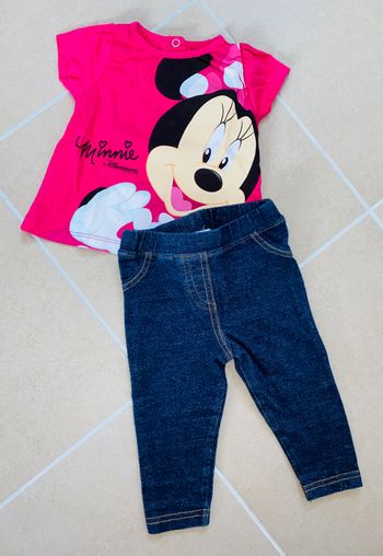 Ensemble t-shirt + jegging 6 mois / 68cm