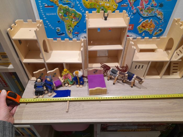 Jouet chateau fort en bois - photo numéro 8