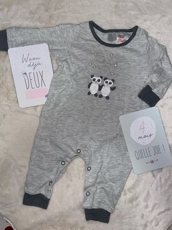Pyjama fins 2/4mois 62cm