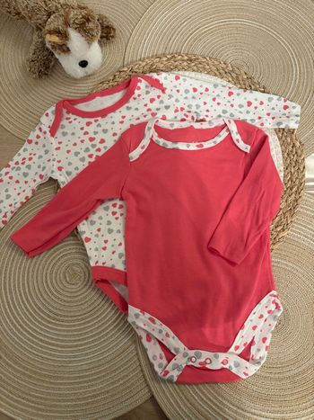 Lot Bodies manche longue 6-9mois