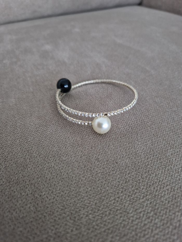 Bracelet élastique brillant à perle aux extrémité - photo numéro 8