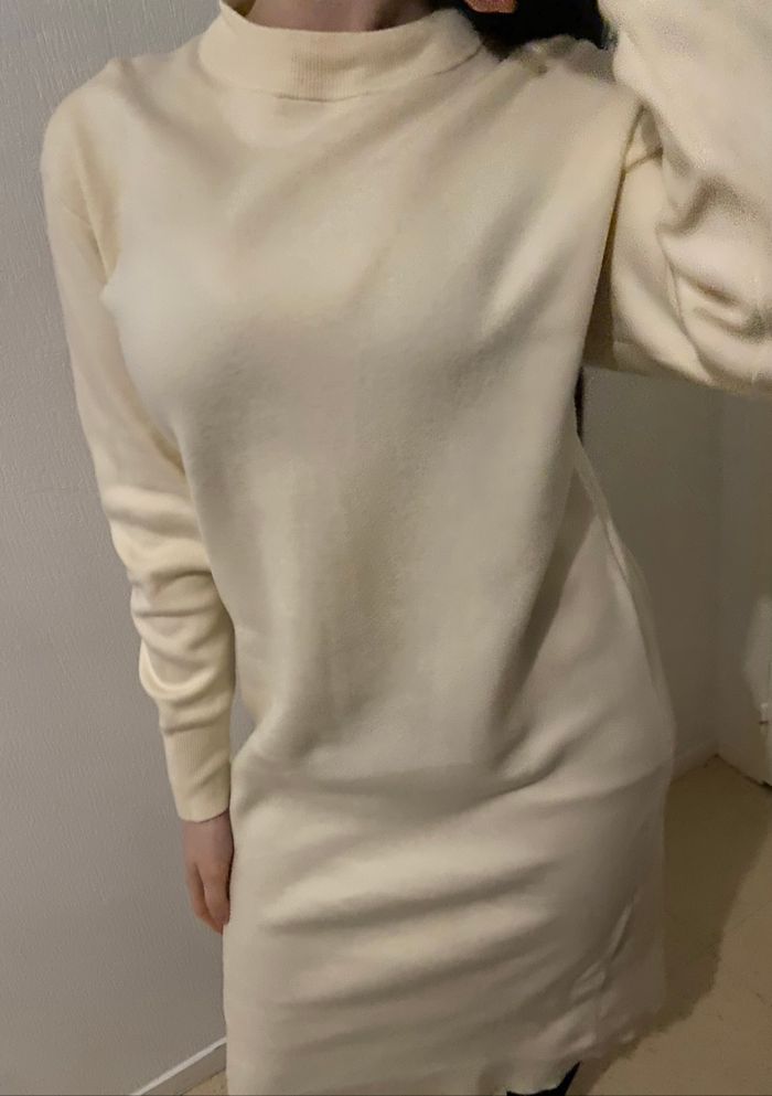 Robe longue couleur écru - photo numéro 2