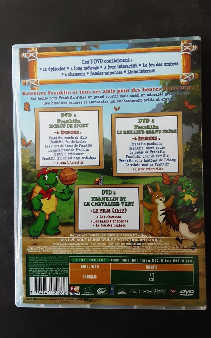 Coffret 3 dvd Franklin - photo numéro 2
