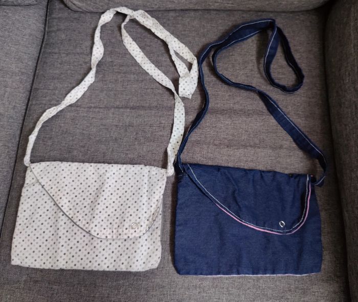 Lot de 2 petits sacs bandoulière