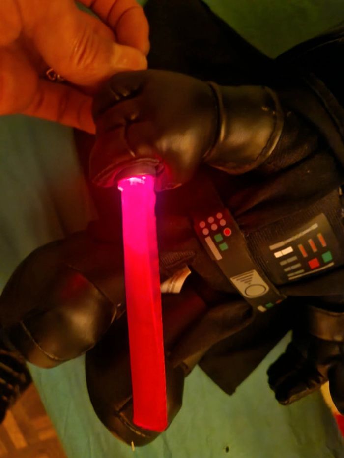 Peluche dark vador électronique - photo numéro 7