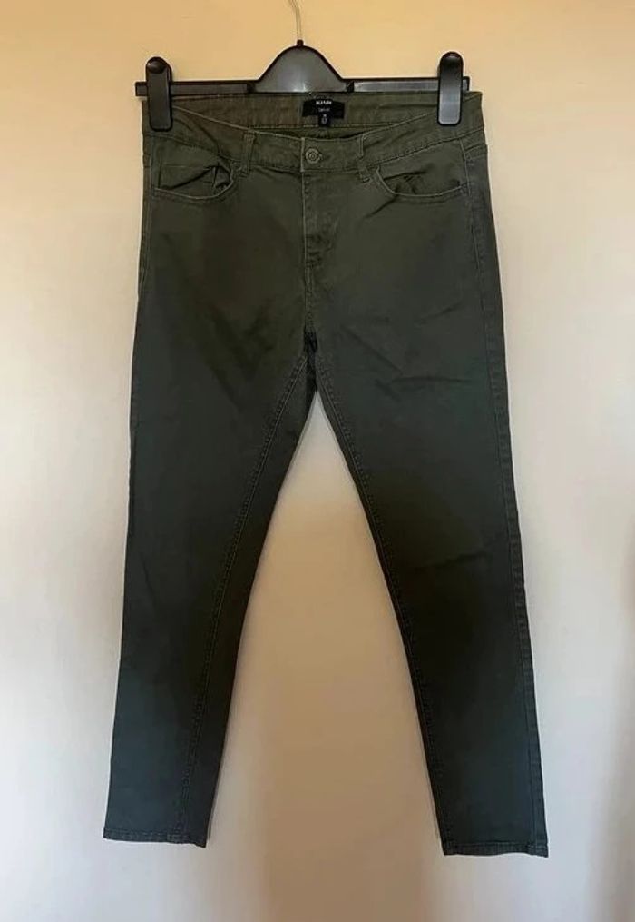 🍠Jean kaki taille haute đźŤ