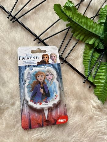 Bougie d'anniversaire - Reine des neiges