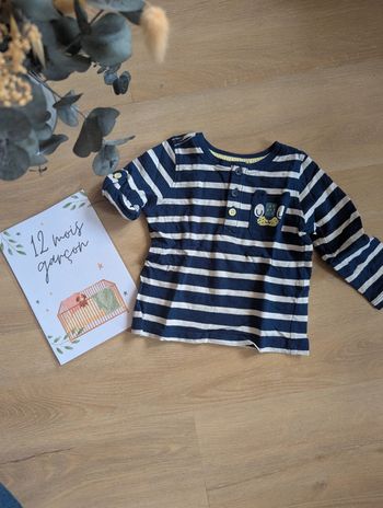 T-shirt Du pareil au même 12 mois