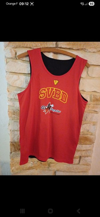 Débardeur basket Ball homme taille 38