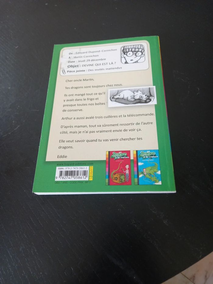 Livre u dragon à la maison - photo numéro 2