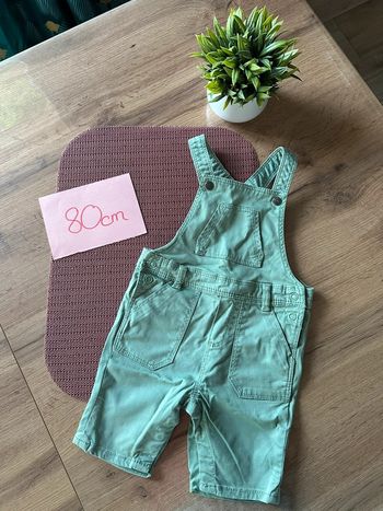 Salopette verte 💚 80cm /12m