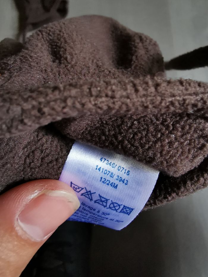 Moufle marron 12 24 mois marque obaibi - photo numéro 3