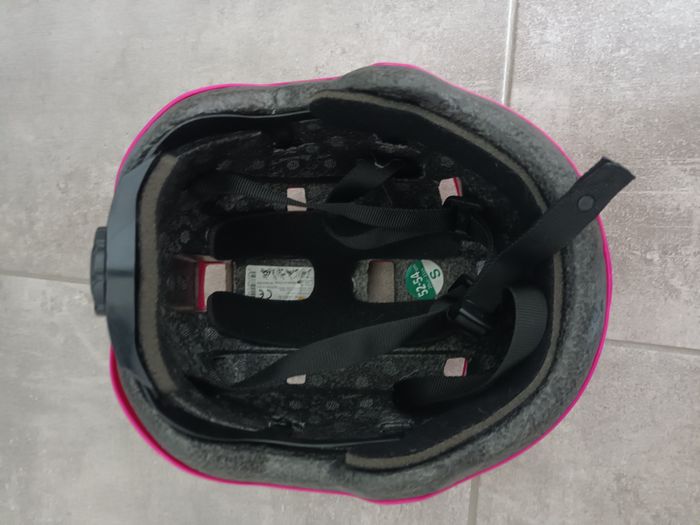 Casque rose S Oxelo Decathlon 52 à 54 cm - photo numéro 3