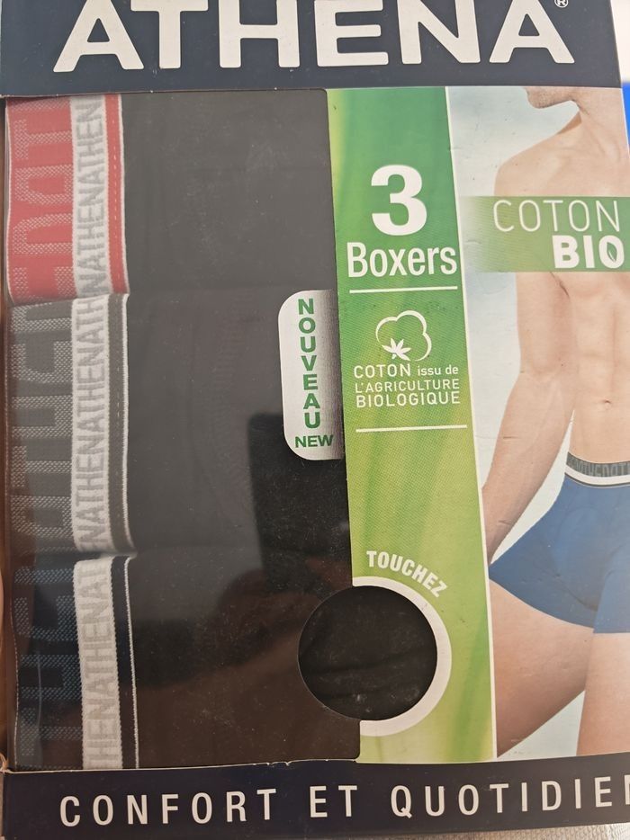 Pack 3 caleçons Athena bio taille L