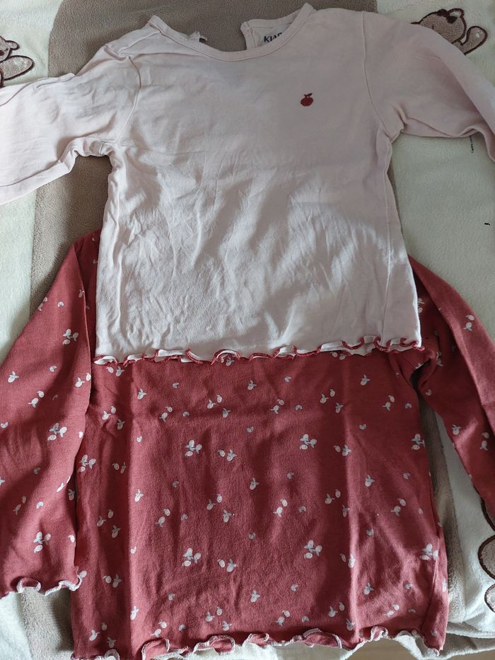Lot 2 tee shirt manches longues
