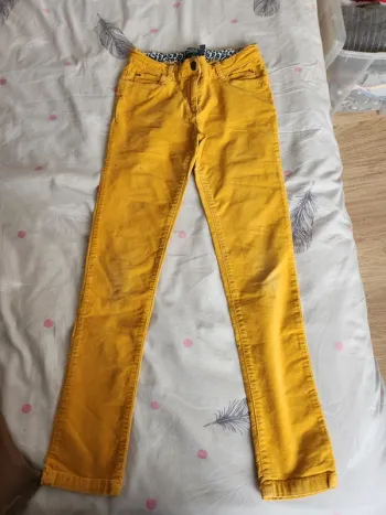 Pantalon velours fille