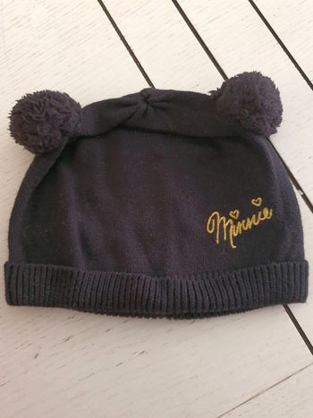 Bonnet minnie avec pompon 18/24 mois