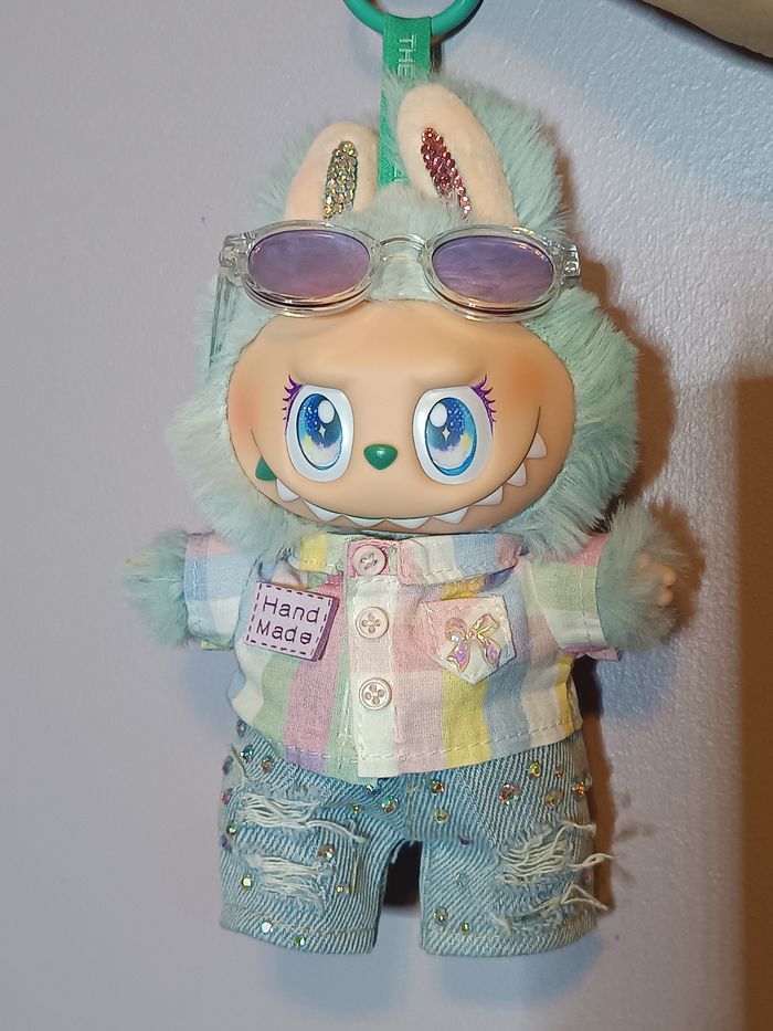 Labubu serenity rainbow glow custom - photo numéro 7