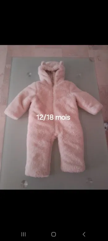 Combinaison chaude 12/18 mois