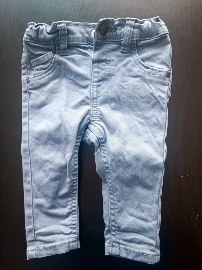 Lot de 2 jeans 6 mois - photo numéro 2