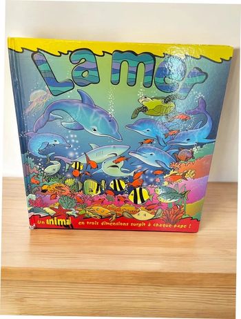 Livre animé pop up la mer édition piccolia