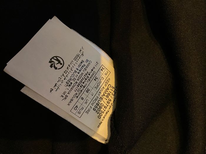 Robe noire Camaïeu T34 - photo numéro 2