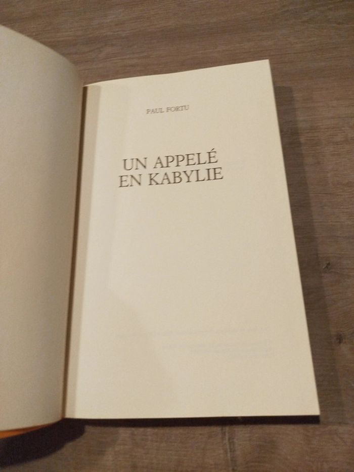 Livre Un appelé en Kabylie - photo numéro 4
