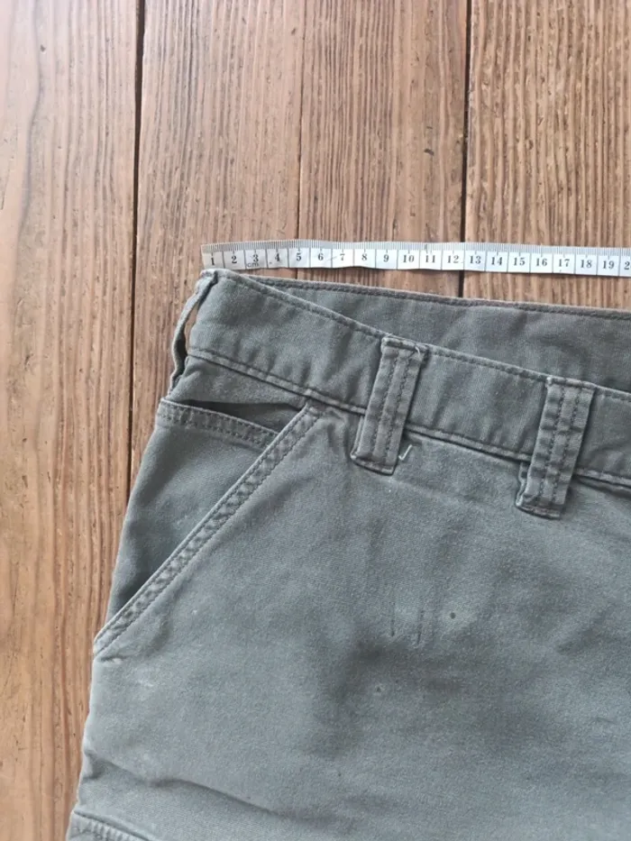 Short jean Carhartt Workwear relaxed-fit Carpenter W44 - photo numéro 11