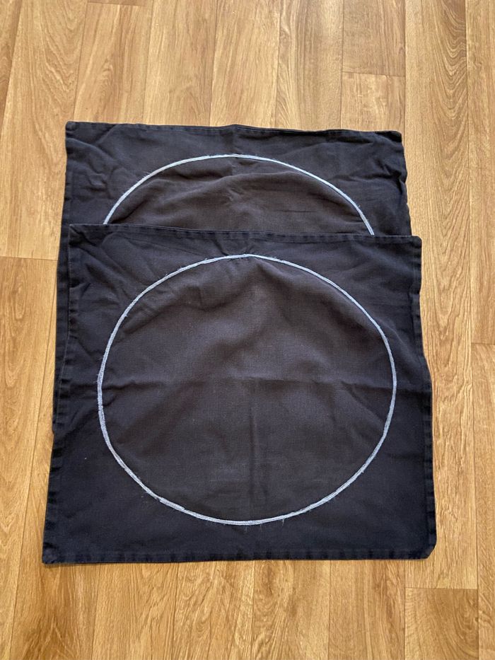 Lot de 2 housses de coussin 45x45 cm