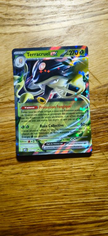 Carte pokemon Terracruel EX  022/197